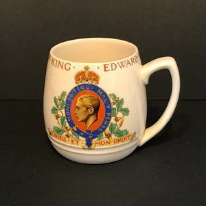 Edward VIII May 1937 Coronation of King Myott Staffordshire England Mug